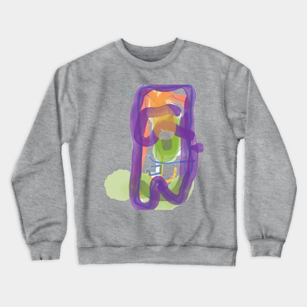 Rectangle Ice Cone by Avery Crewneck Sweatshirt by TankByDesign